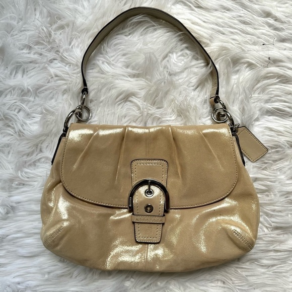 ✨ Vintage Y2K Coach Metallic Soho Shoulder Bag Purse ✨🧜‍♀️ - Picture 1 of 10